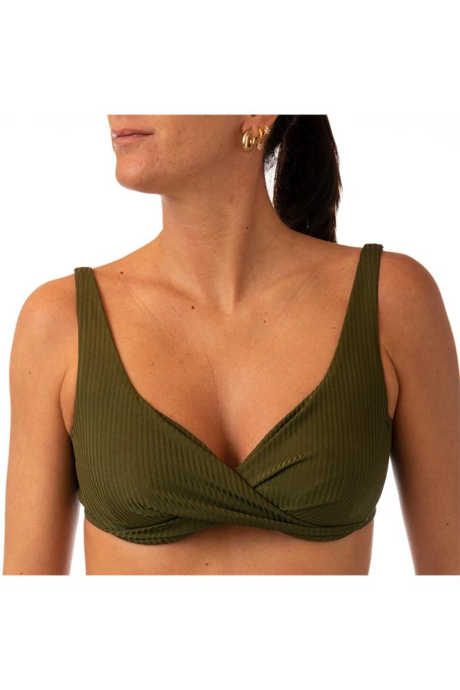 MIX REGGISENO FERRETTO DONNA VERDE MILITARE ELENAR COCCODRILLO BE BEACH